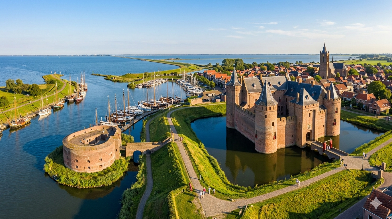 Muiden: The Castle, The Poet and the Waterlines