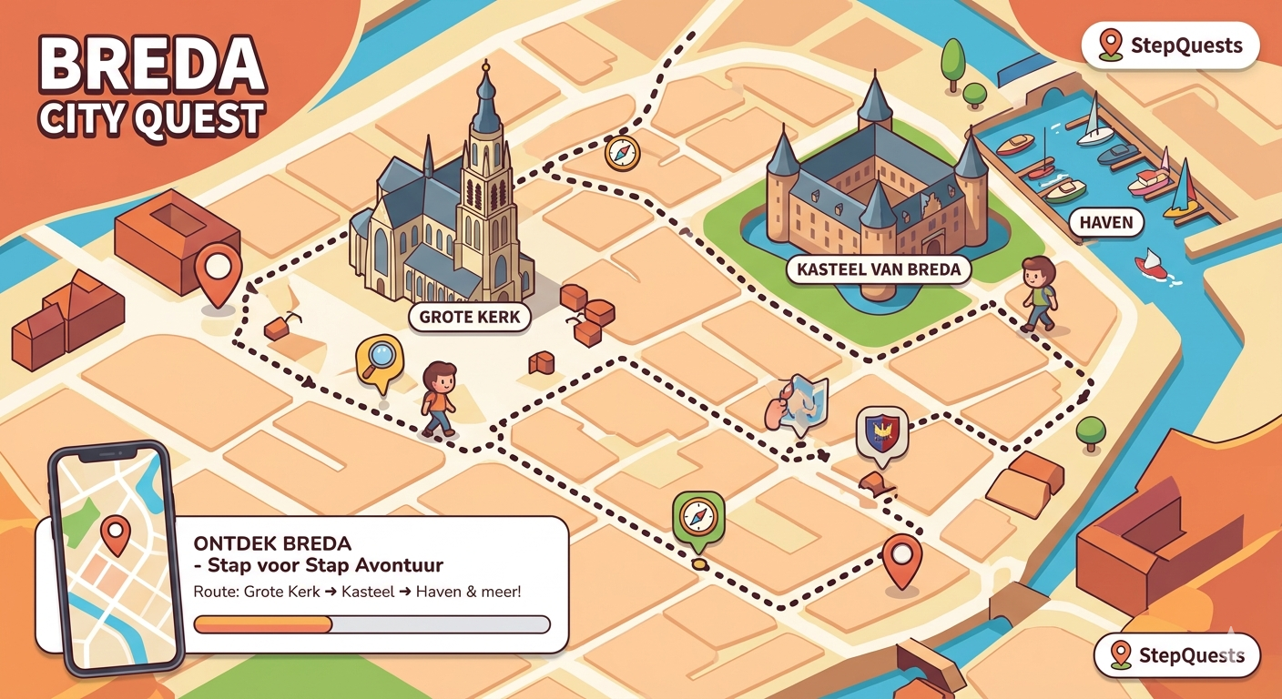 Breda: Nassau City, the Peat Boat & the Princely Gardens