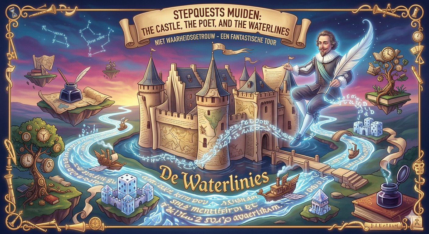 Muiden: The Castle, The Poet and the Waterlines