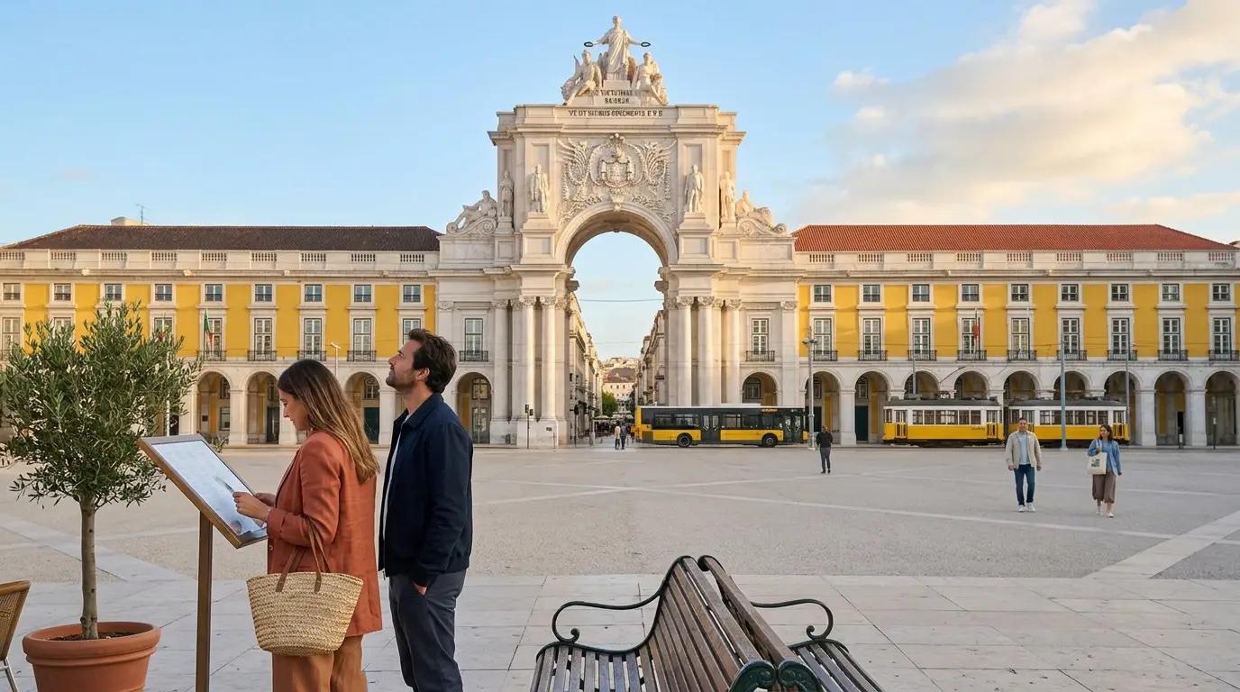 Lissabon na 1755: Grid en Doolhof