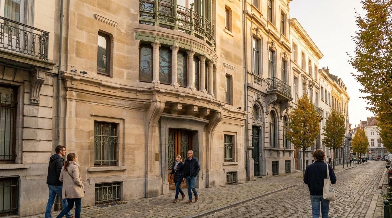 Brussels Art Nouveau: Horta, Hankar, Iron and Line