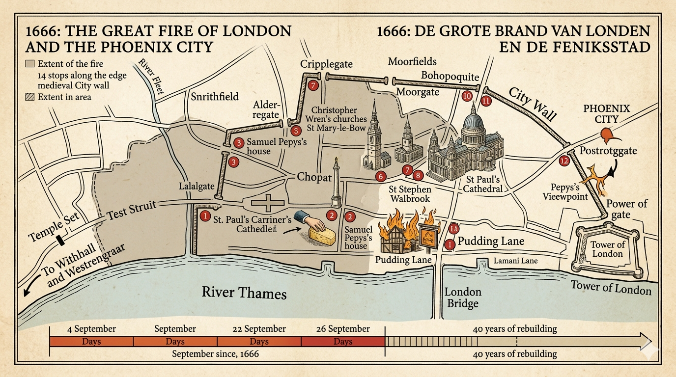 1666: London's Great Fire and the Phoenix City
